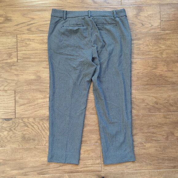 Talbots Pants Size 12P Petite Hampshire Ankle Houndstooth Black/Gray - Picture 2 of 10
